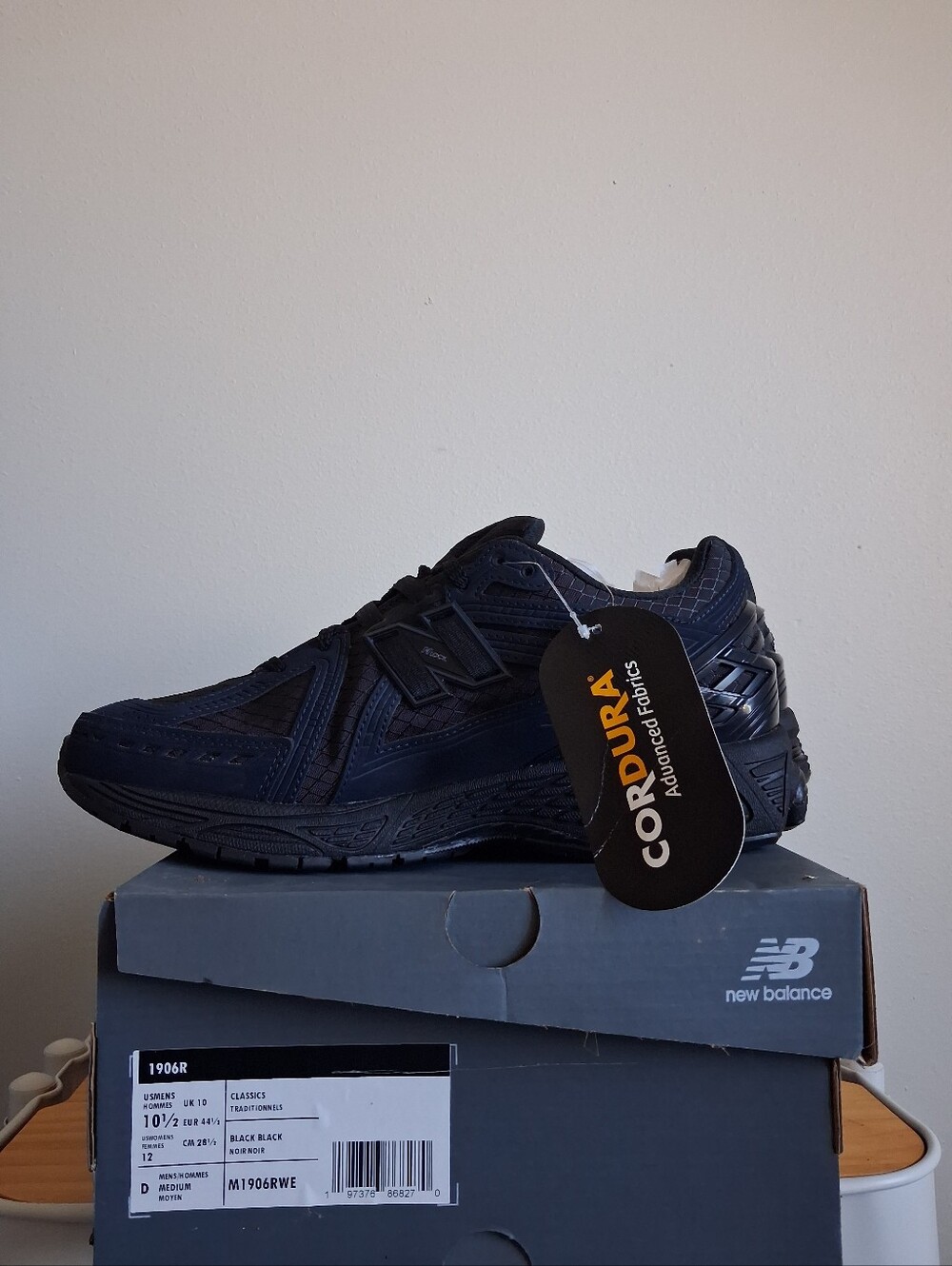 New Balance 1906 Black Athletic Sneakers NEW IN BOX